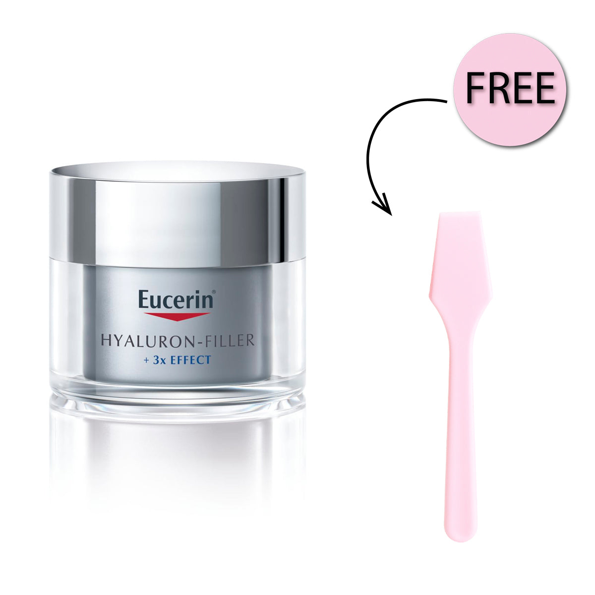 Eucerin Hyaluron-filler Day Care For Dry Skin 50ml + Free Spatula